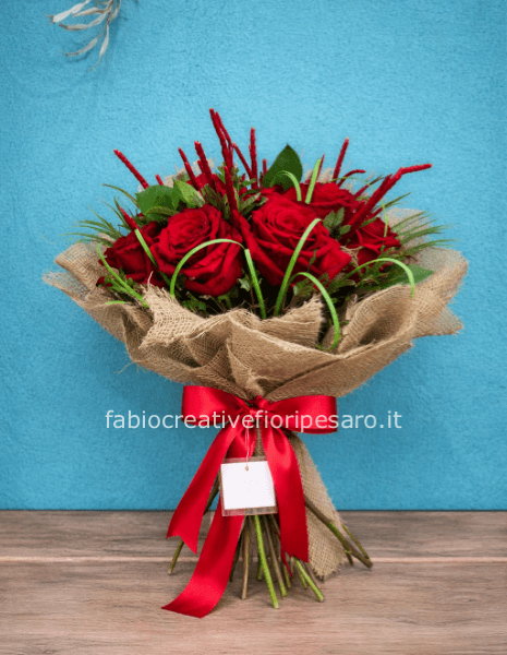 bouquet rose rosse piccolo