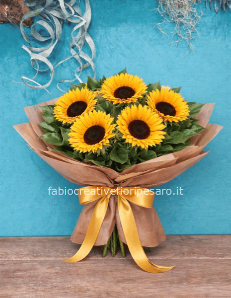 bouquet di girasoli