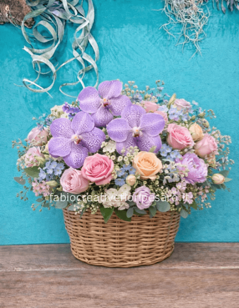 cesto fiori stagionale
