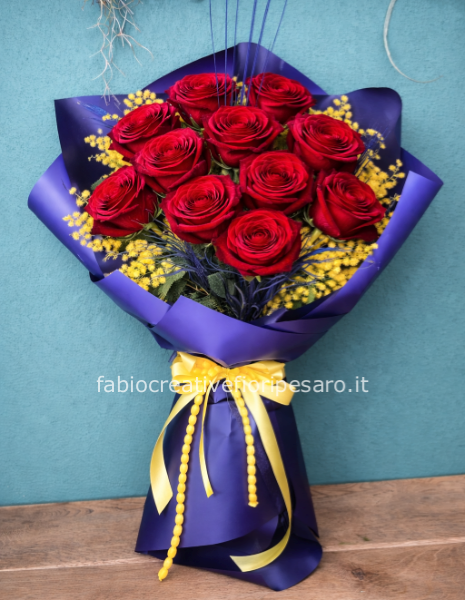 ❤️ Bouquet Eleganza Rossa – Intensità e Carattere 🌹✨
