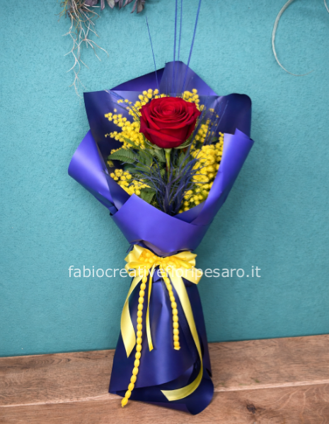 ❤️ Bouquet Rosa Unica – Un Messaggio Che Parla al Cuore 🌹✨